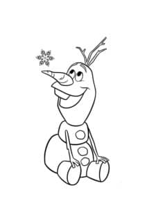 140 Olaf Coloring Pages: Frozen Fun for Everyone 110