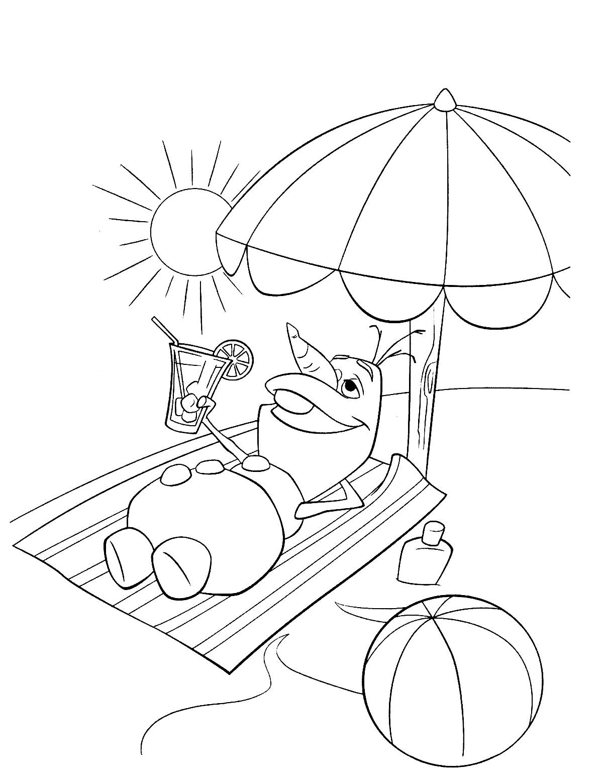 140 Olaf Coloring Pages: Frozen Fun for Everyone 113