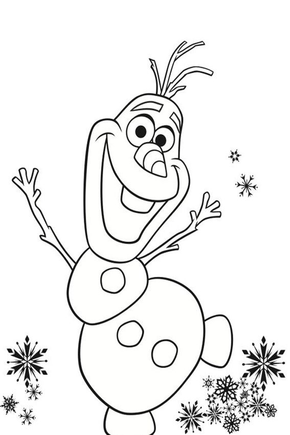 140 Olaf Coloring Pages: Frozen Fun for Everyone 117