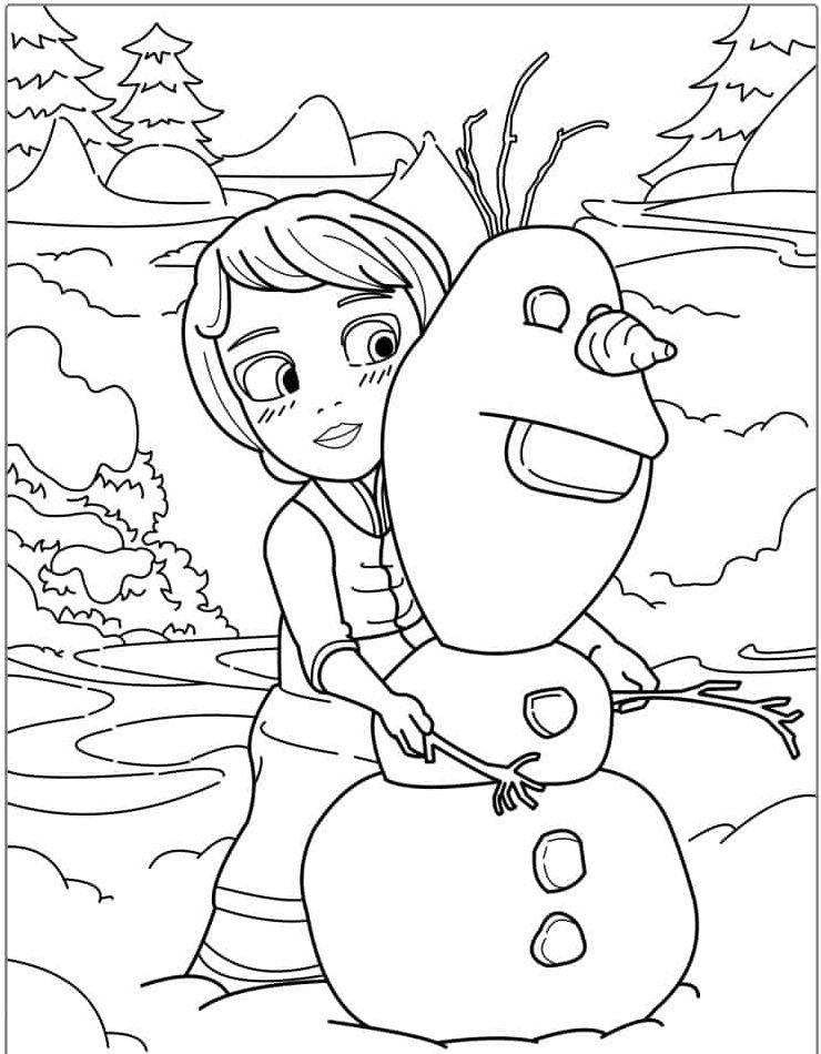 140 Olaf Coloring Pages: Frozen Fun for Everyone 126