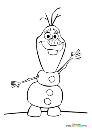 140 Olaf Coloring Pages: Frozen Fun for Everyone 128