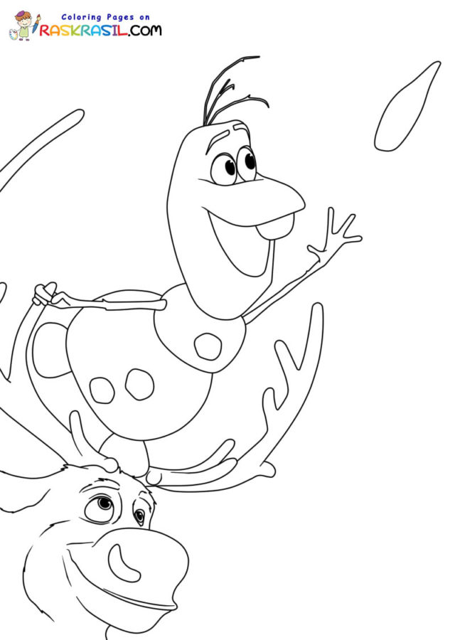 140 Olaf Coloring Pages: Frozen Fun for Everyone 13