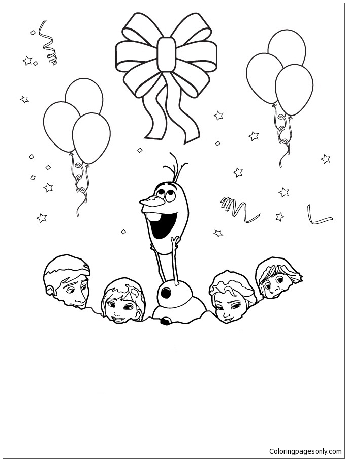 140 Olaf Coloring Pages: Frozen Fun for Everyone 133