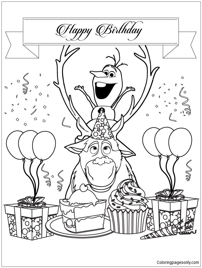 140 Olaf Coloring Pages: Frozen Fun for Everyone 20