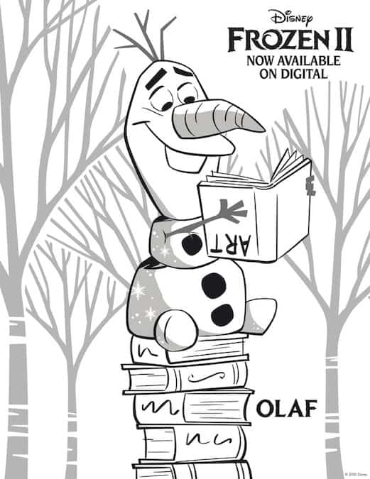 140 Olaf Coloring Pages: Frozen Fun for Everyone 25