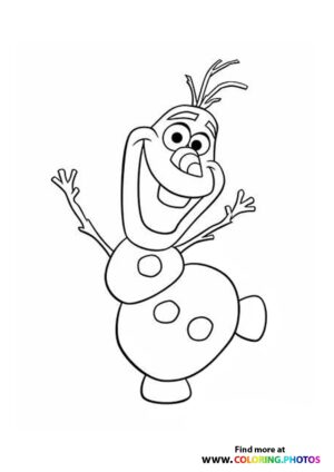 140 Olaf Coloring Pages: Frozen Fun for Everyone 3