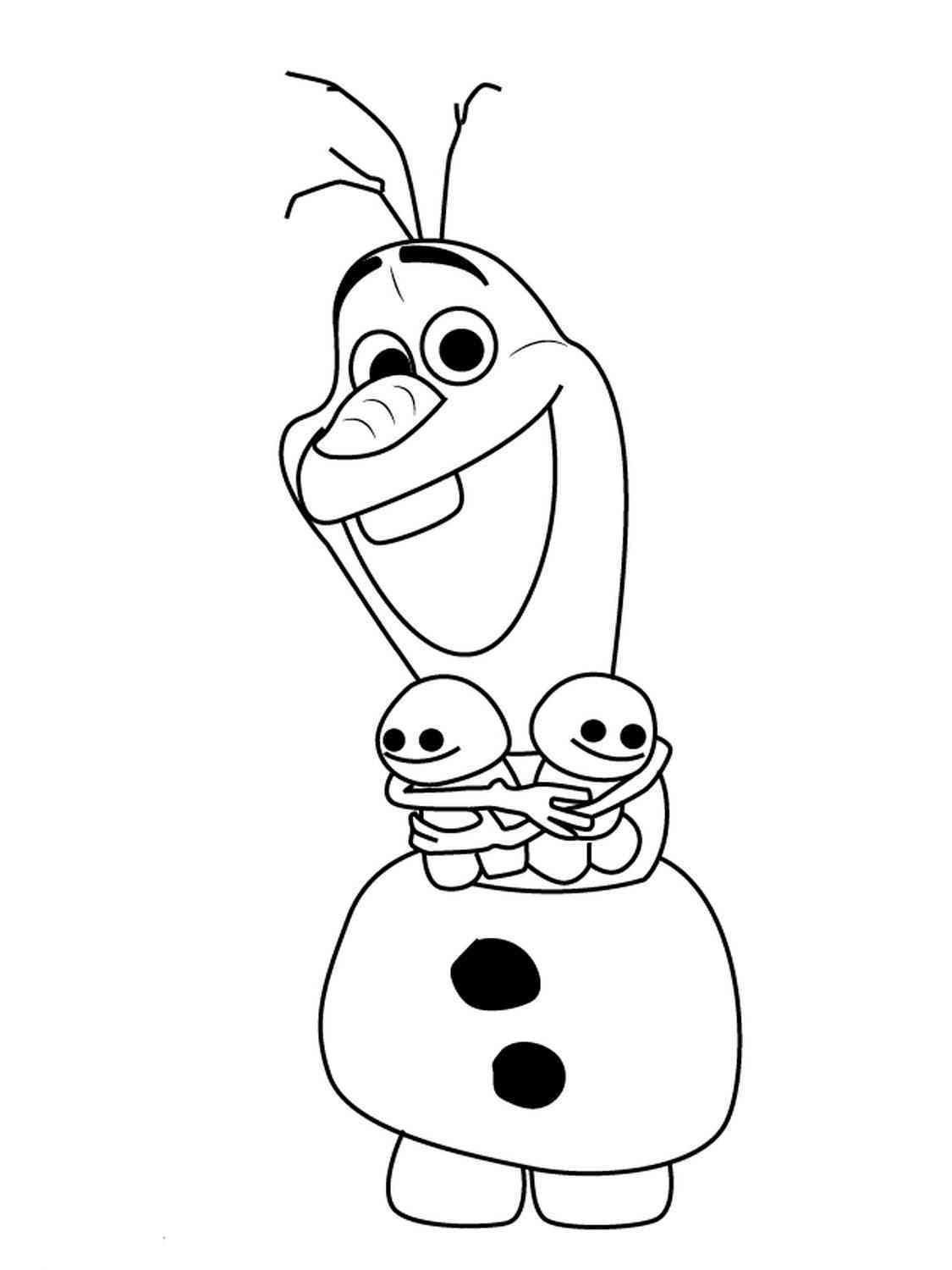 140 Olaf Coloring Pages: Frozen Fun for Everyone 36