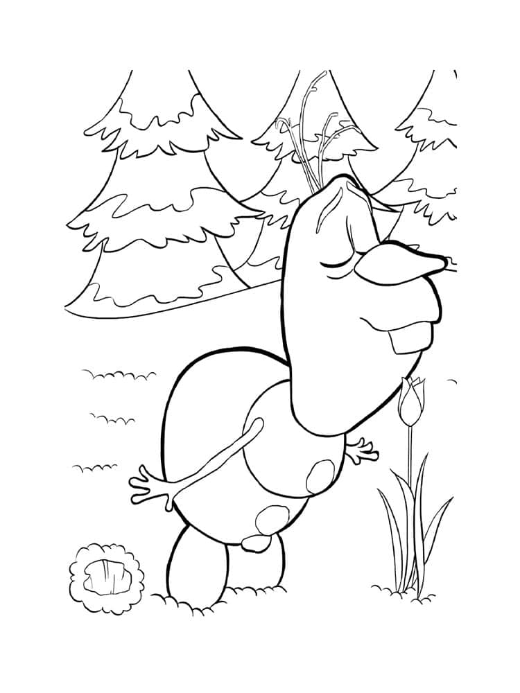 140 Olaf Coloring Pages: Frozen Fun for Everyone 46