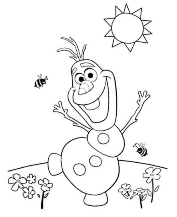 140 Olaf Coloring Pages: Frozen Fun for Everyone 5