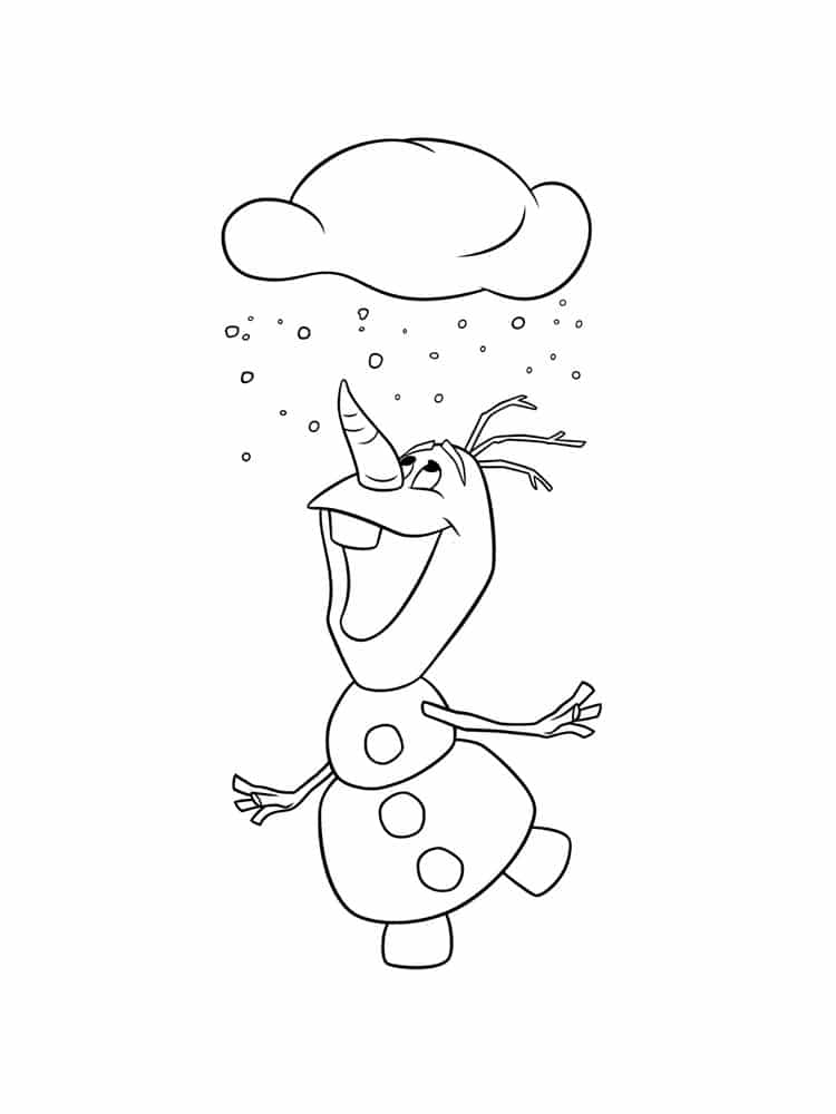 140 Olaf Coloring Pages: Frozen Fun for Everyone 50