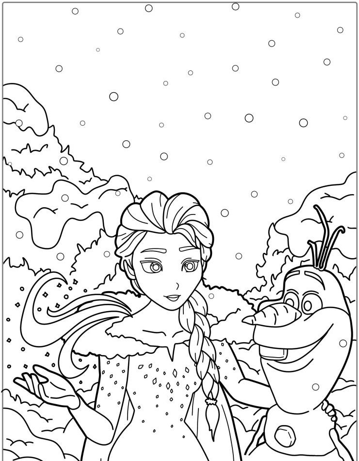 140 Olaf Coloring Pages: Frozen Fun for Everyone 54