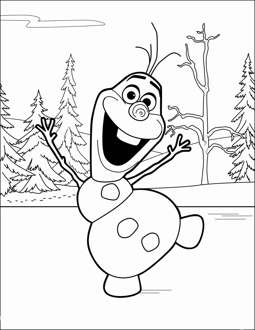 140 Olaf Coloring Pages: Frozen Fun for Everyone 55