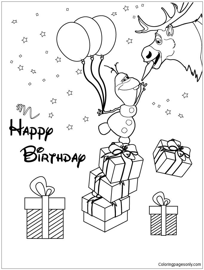 140 Olaf Coloring Pages: Frozen Fun for Everyone 67