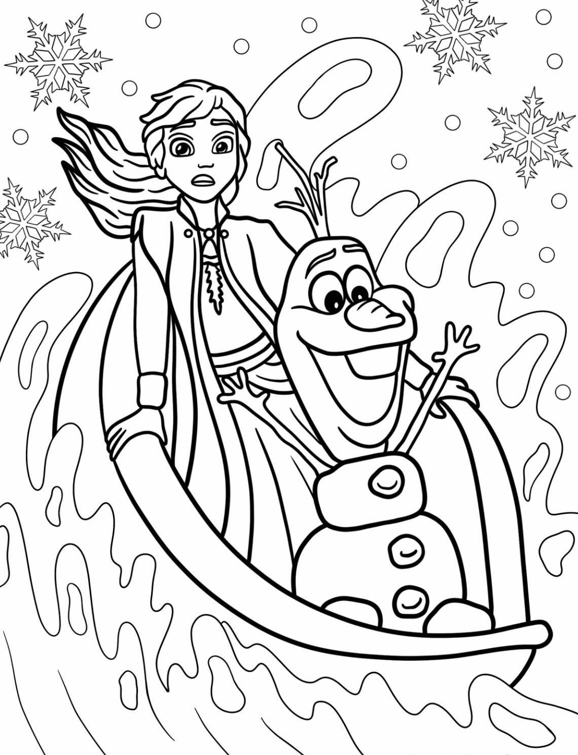 140 Olaf Coloring Pages: Frozen Fun for Everyone 79