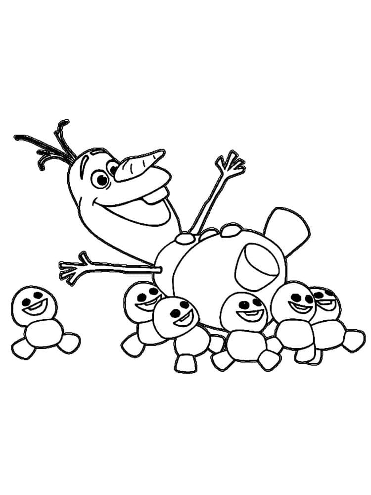 140 Olaf Coloring Pages: Frozen Fun for Everyone 8