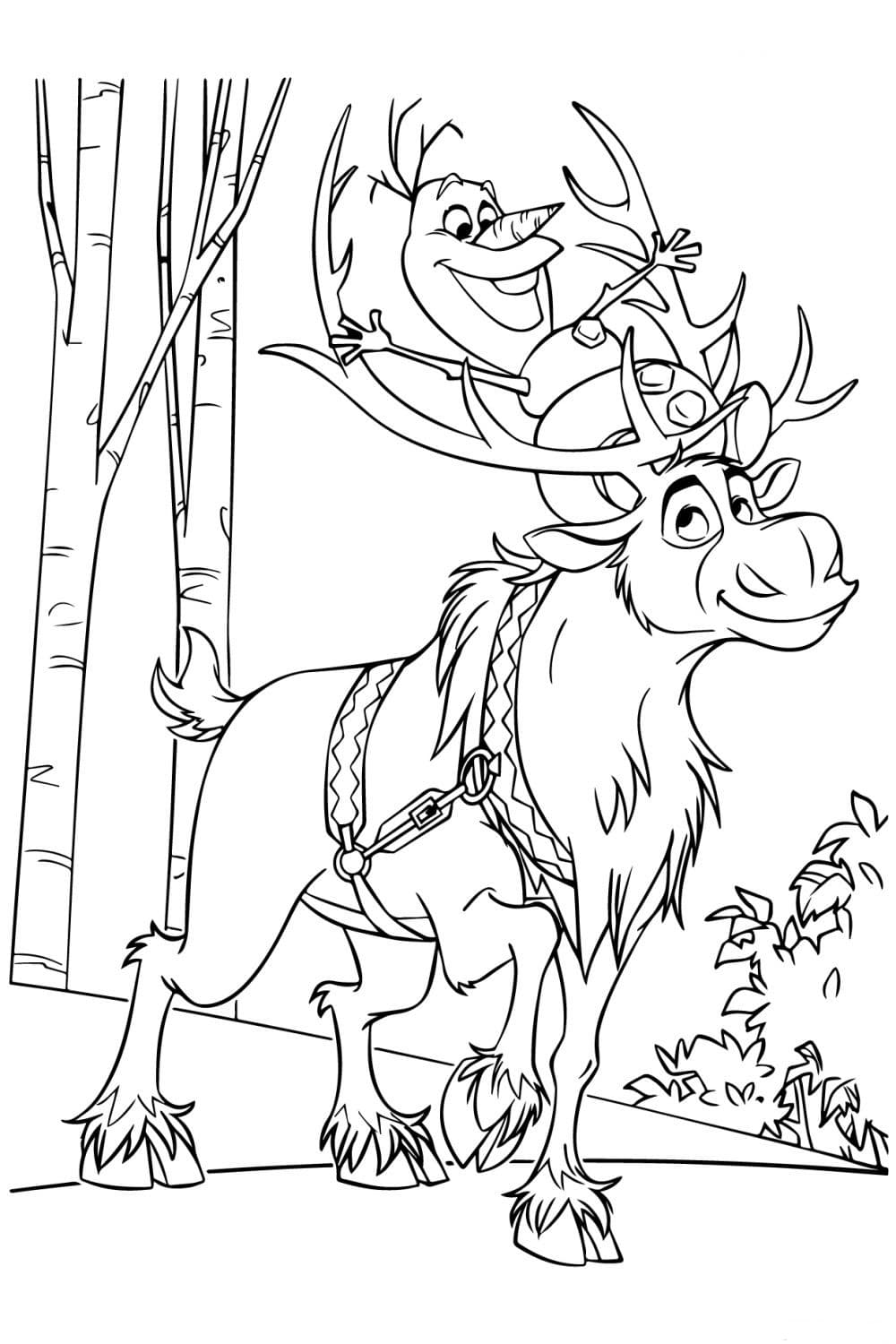 140 Olaf Coloring Pages: Frozen Fun for Everyone 9