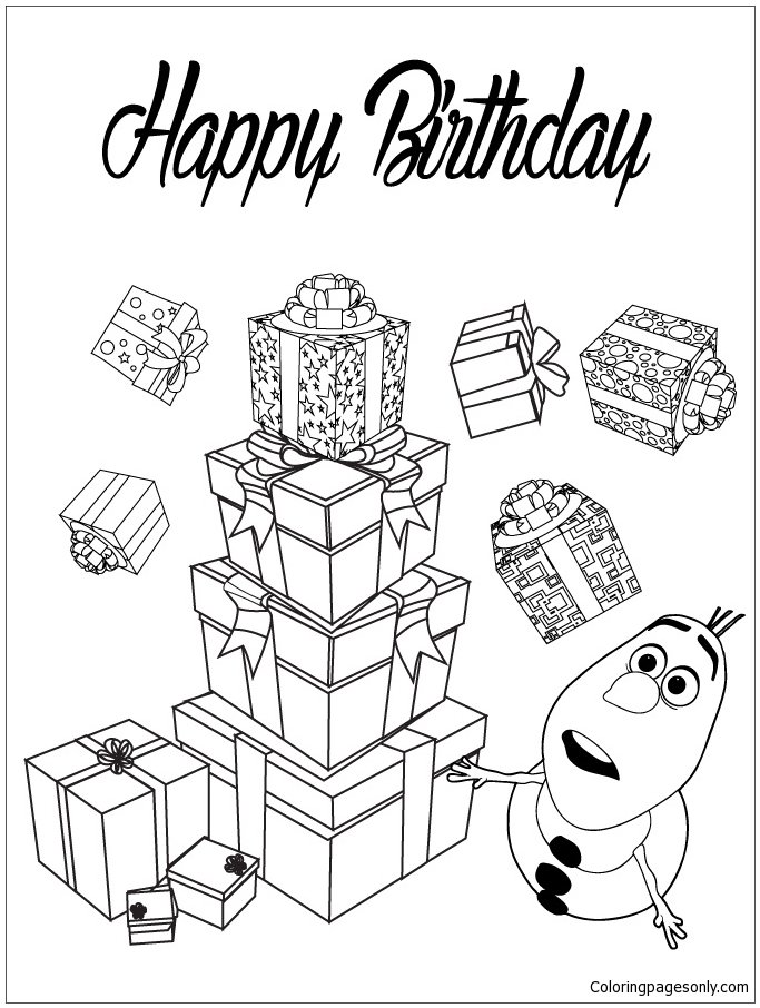 140 Olaf Coloring Pages: Frozen Fun for Everyone 90