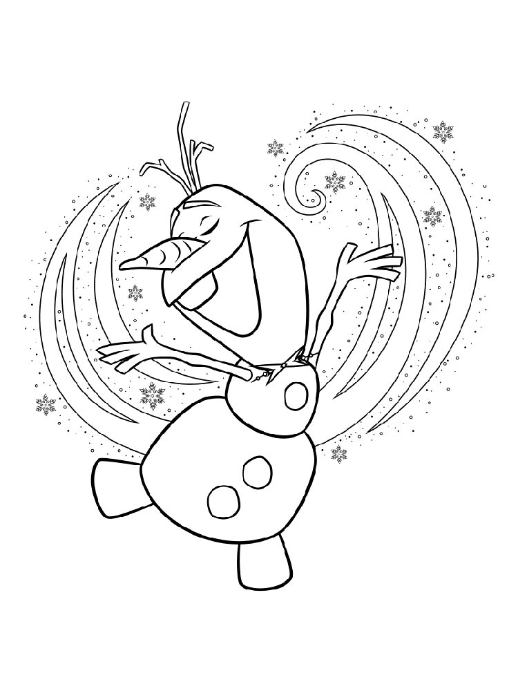 140 Olaf Coloring Pages: Frozen Fun for Everyone 91