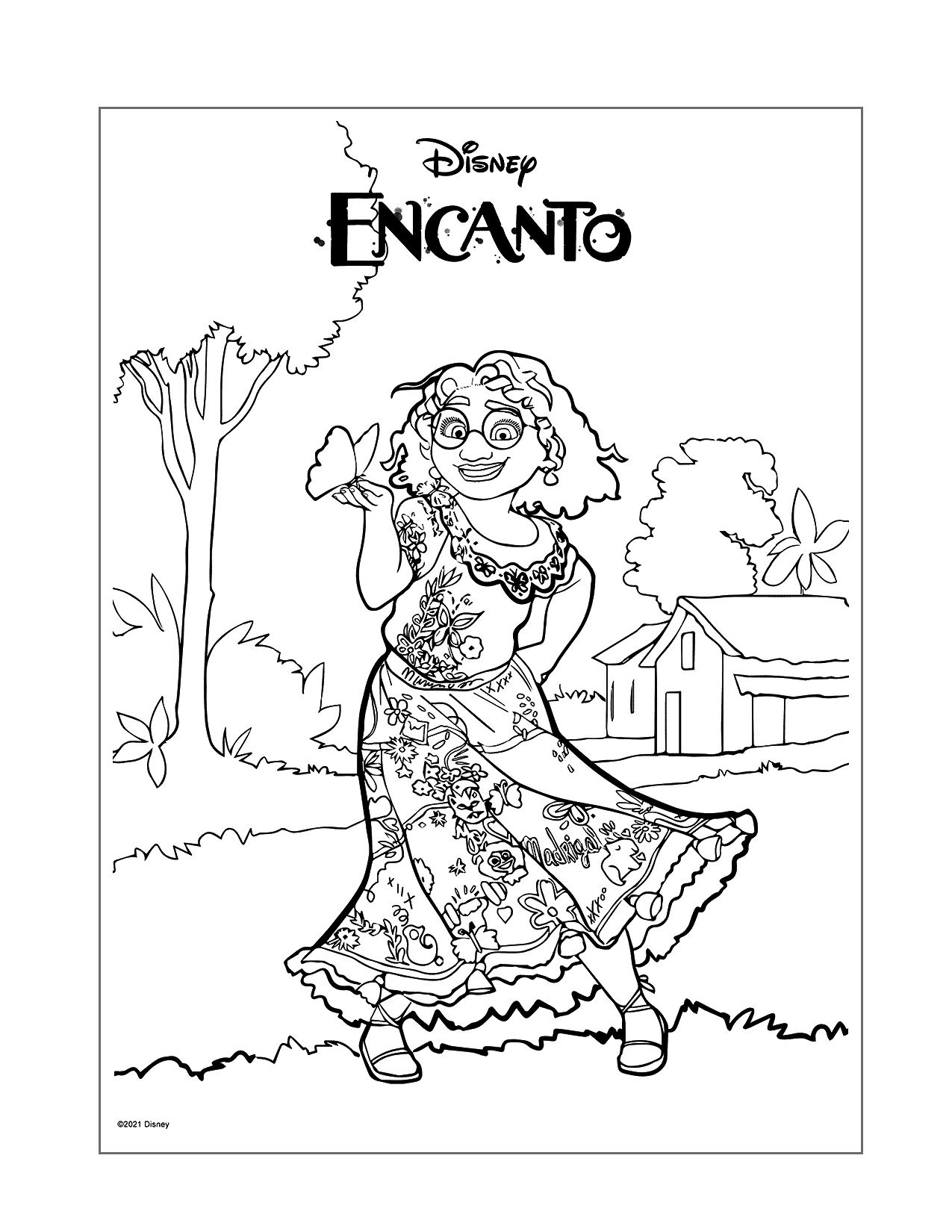 141+ Free Encanto Coloring Pages Printable 102