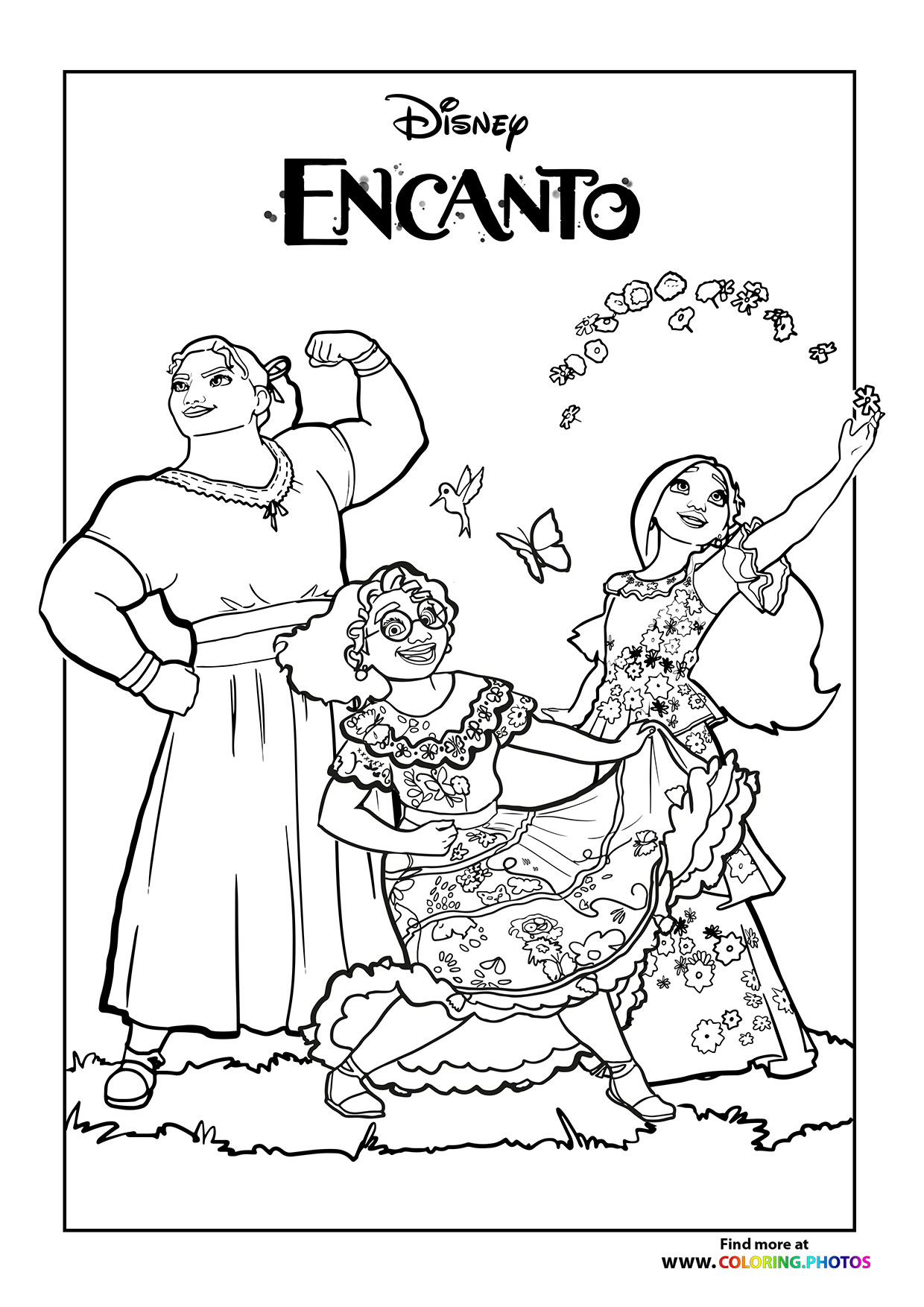 141+ Free Encanto Coloring Pages Printable 104