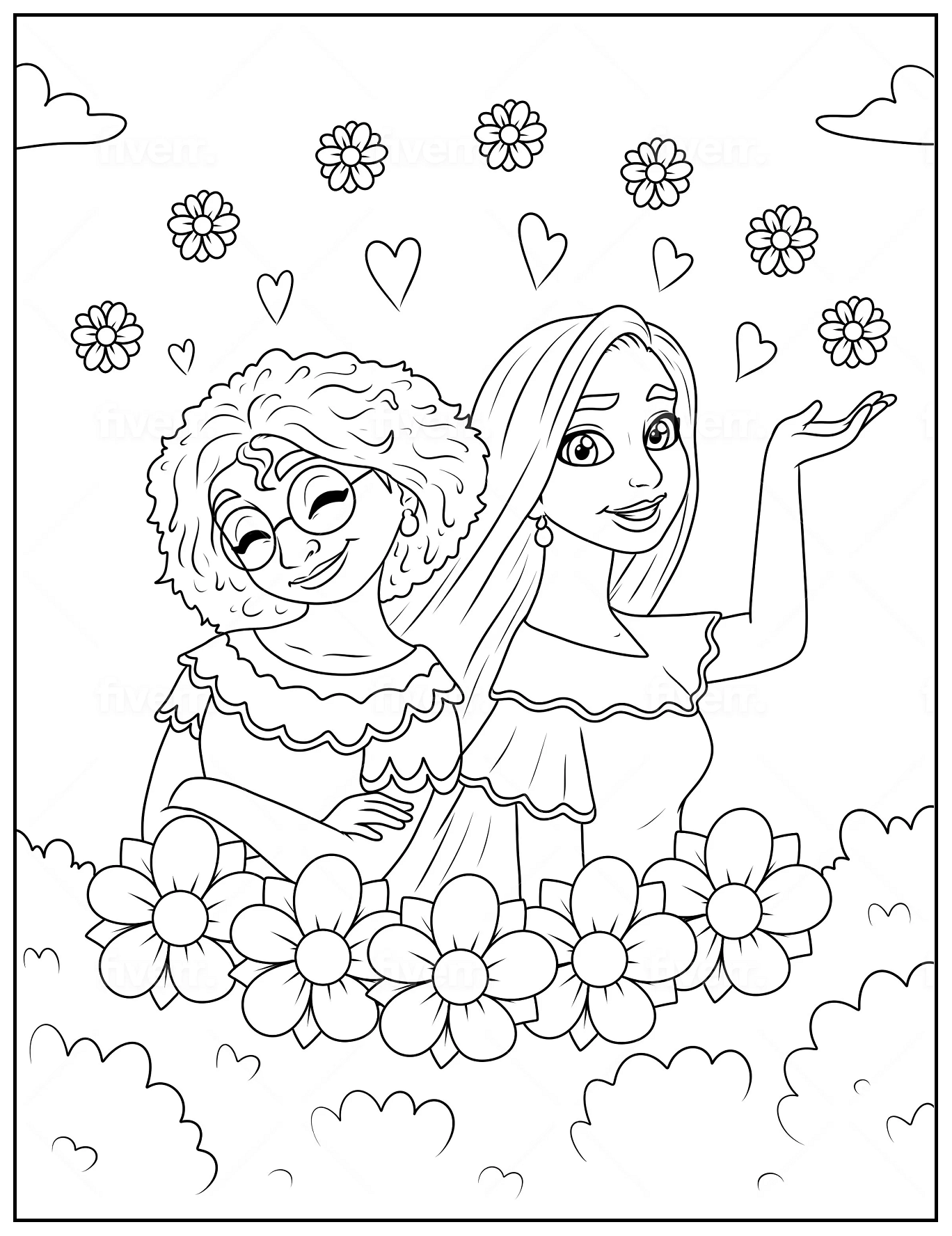 141+ Free Encanto Coloring Pages Printable 114