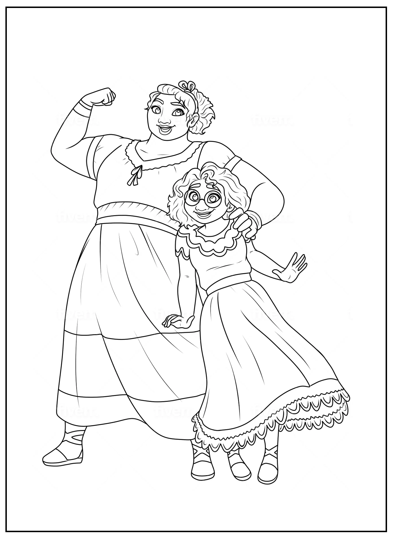 141+ Free Encanto Coloring Pages Printable 115