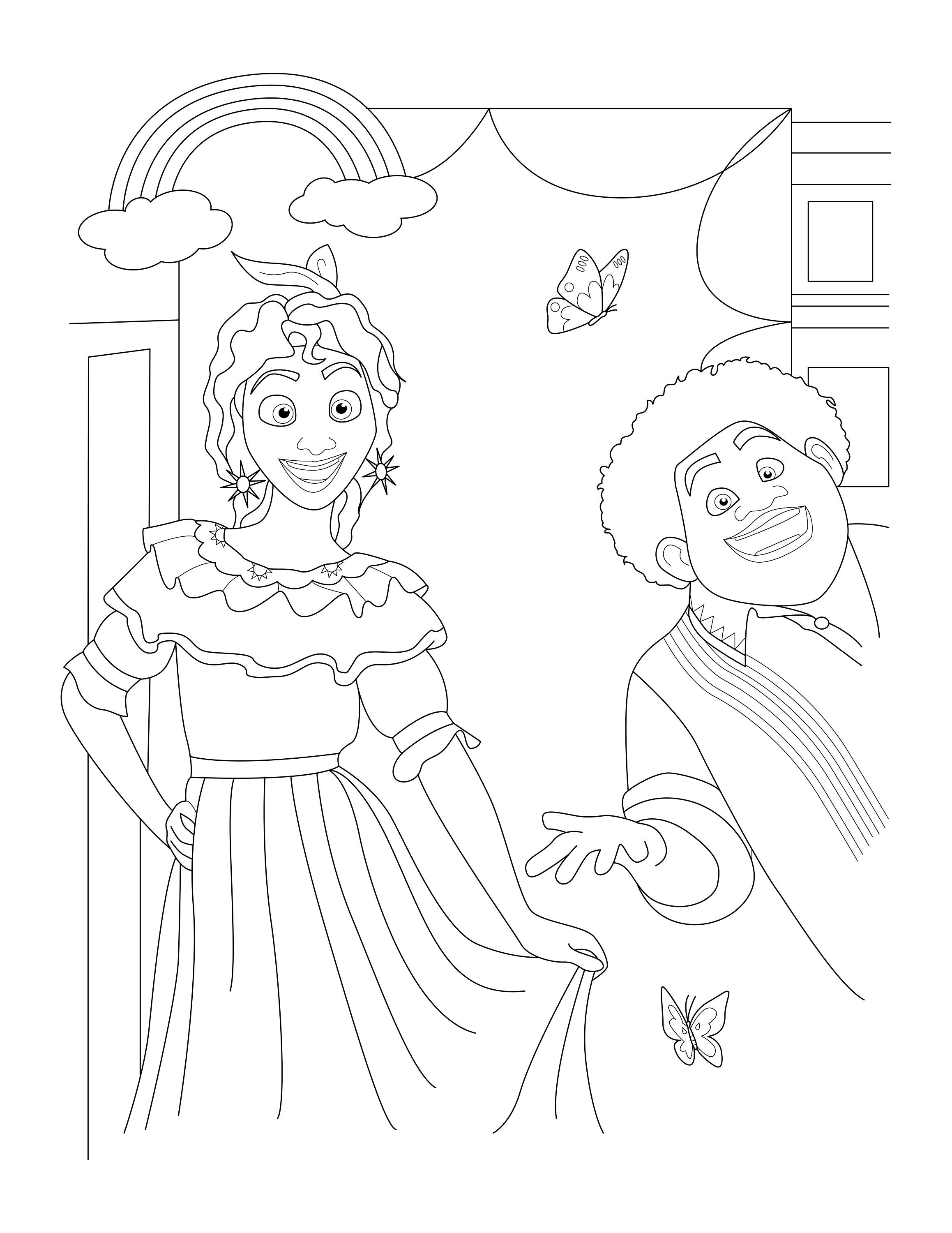 141+ Free Encanto Coloring Pages Printable 126