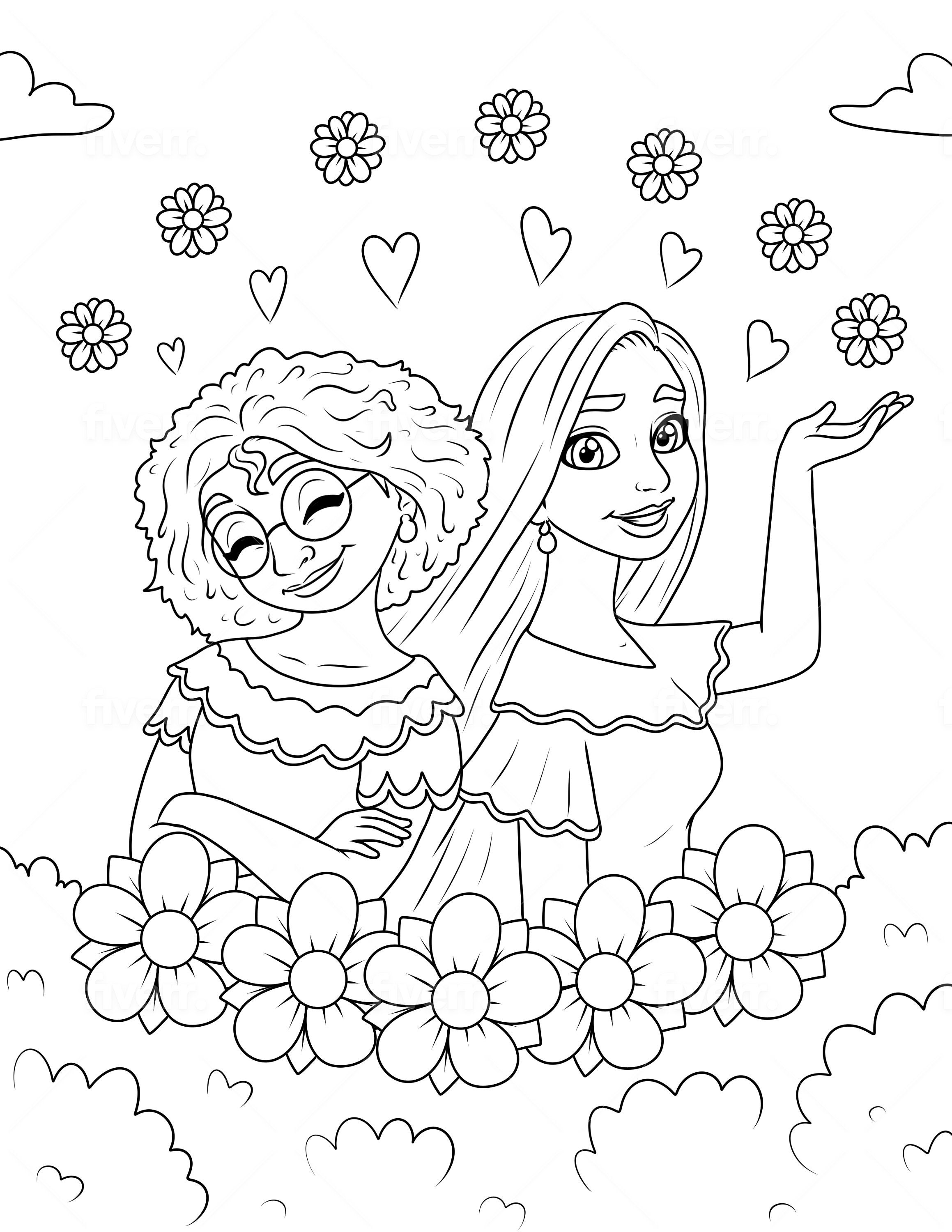 141+ Free Encanto Coloring Pages Printable 128