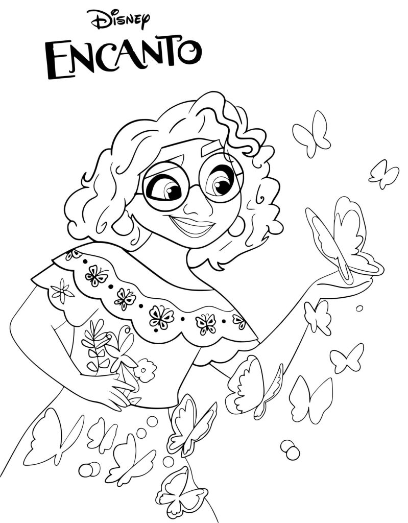 141+ Free Encanto Coloring Pages Printable 13