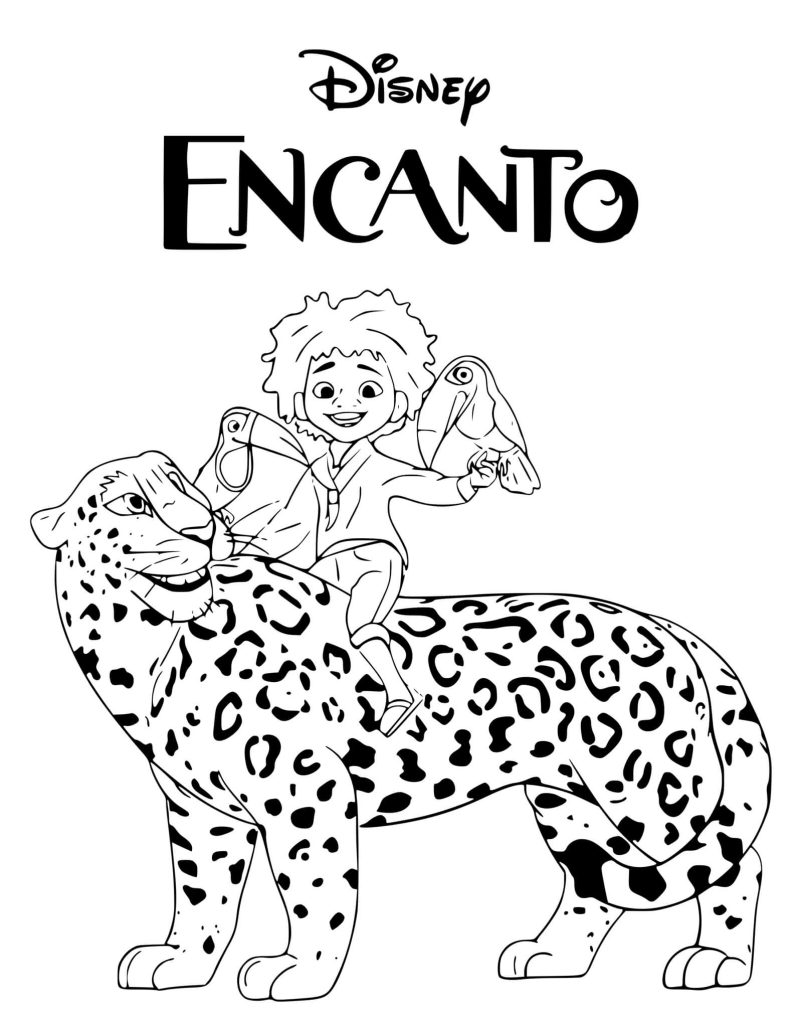 141+ Free Encanto Coloring Pages Printable 14