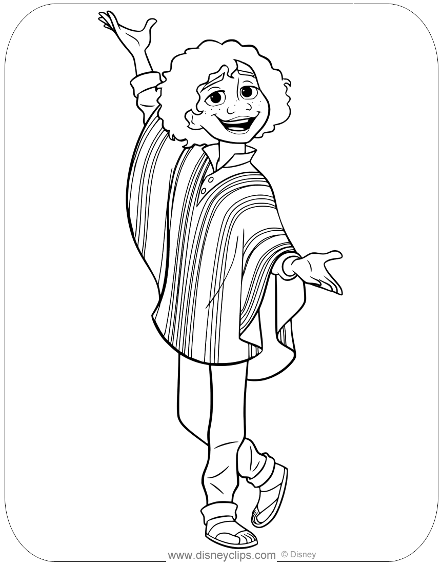 141+ Free Encanto Coloring Pages Printable 28