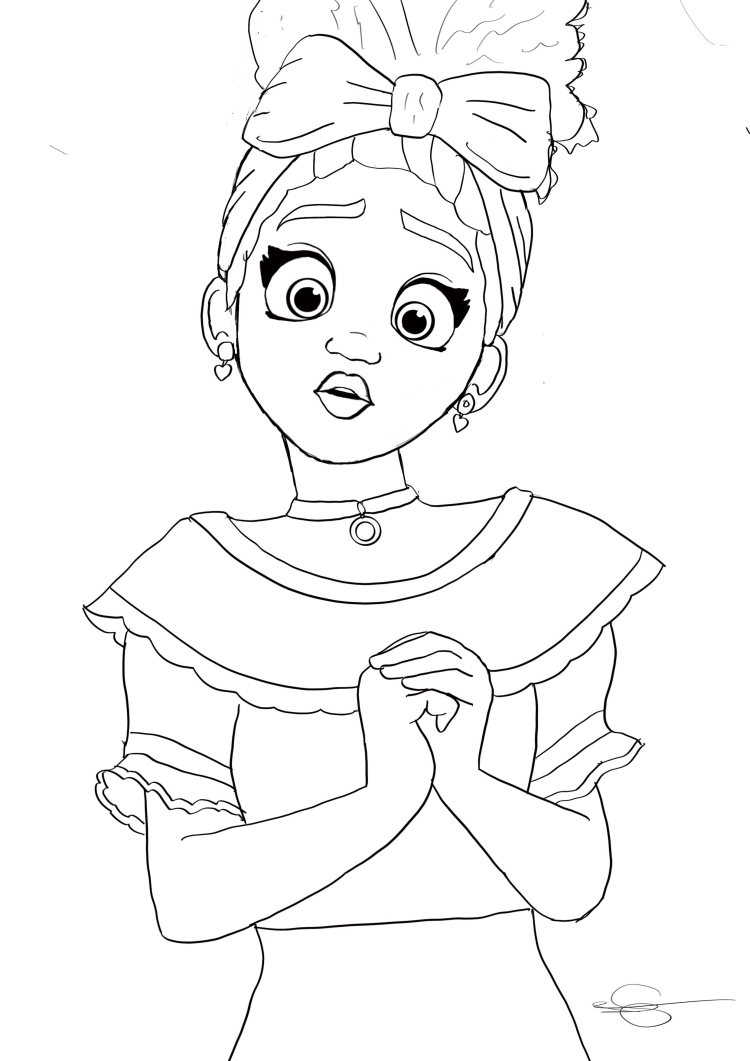 141+ Free Encanto Coloring Pages Printable 3