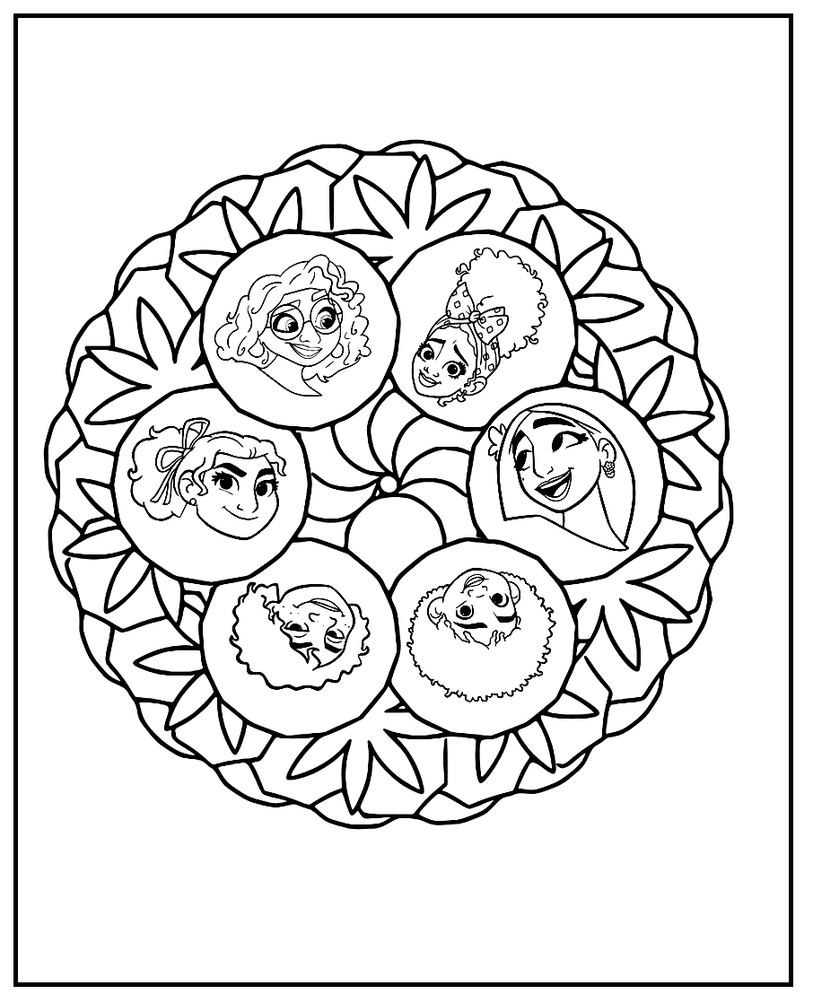 141+ Free Encanto Coloring Pages Printable 34