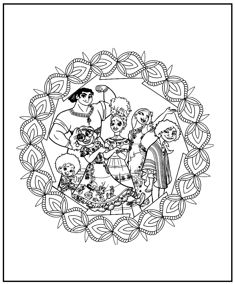 141+ Free Encanto Coloring Pages Printable 35