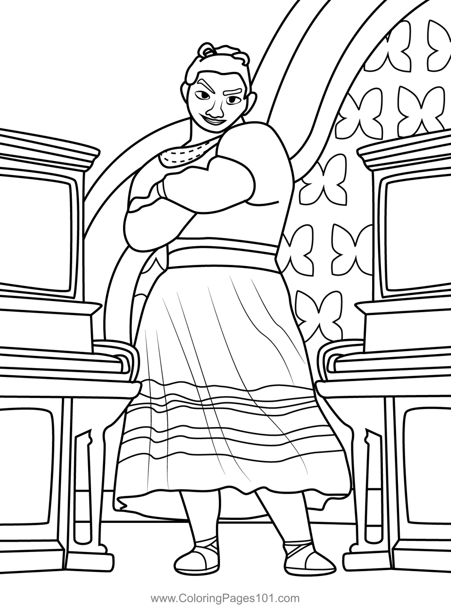 141+ Free Encanto Coloring Pages Printable 41