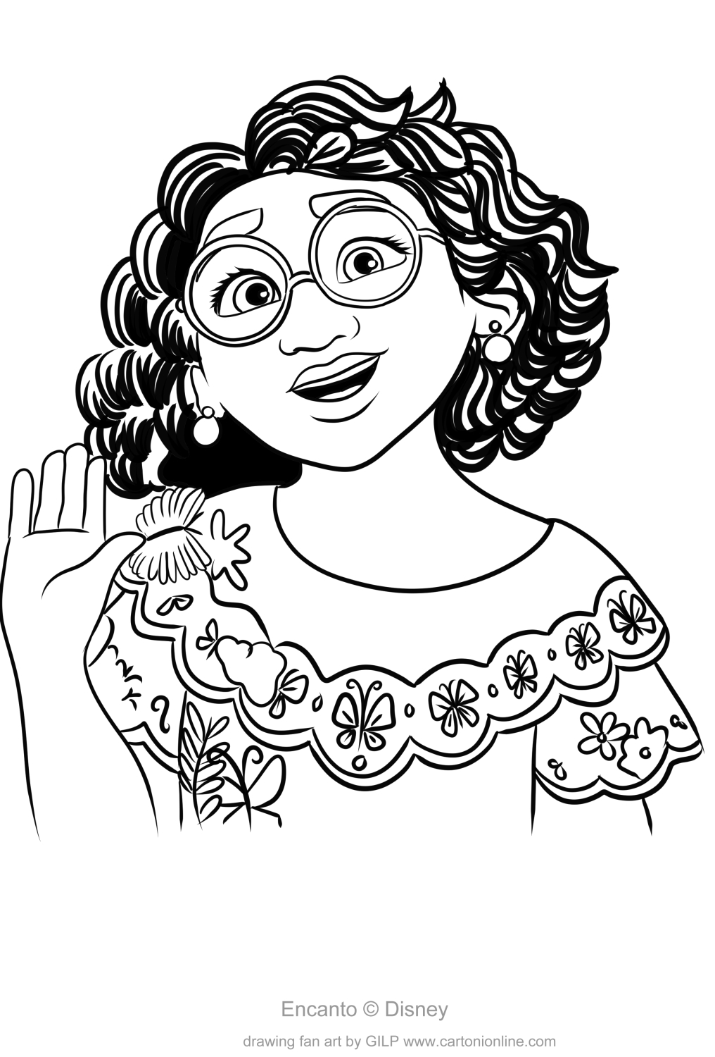 141+ Free Encanto Coloring Pages Printable 68