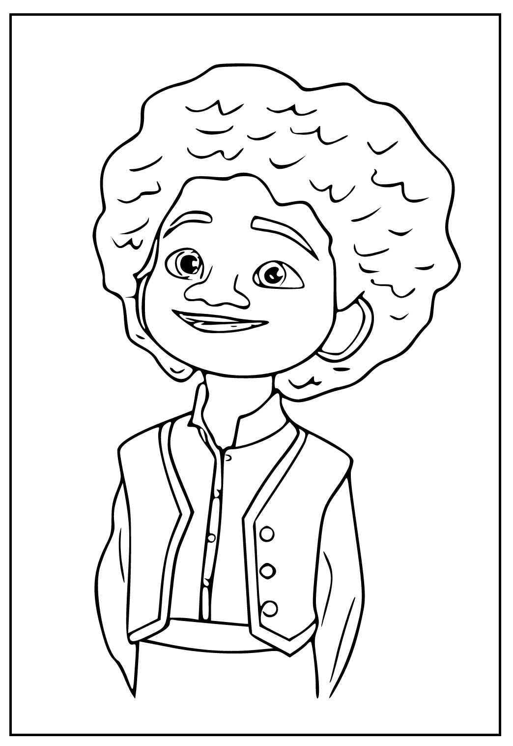 141+ Free Encanto Coloring Pages Printable 76