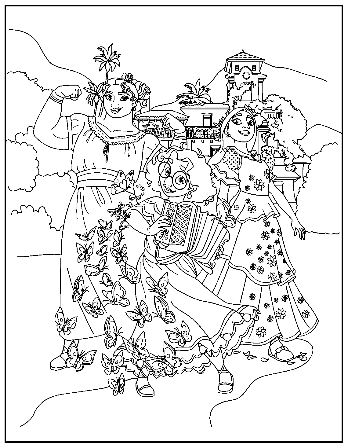 141+ Free Encanto Coloring Pages Printable 91