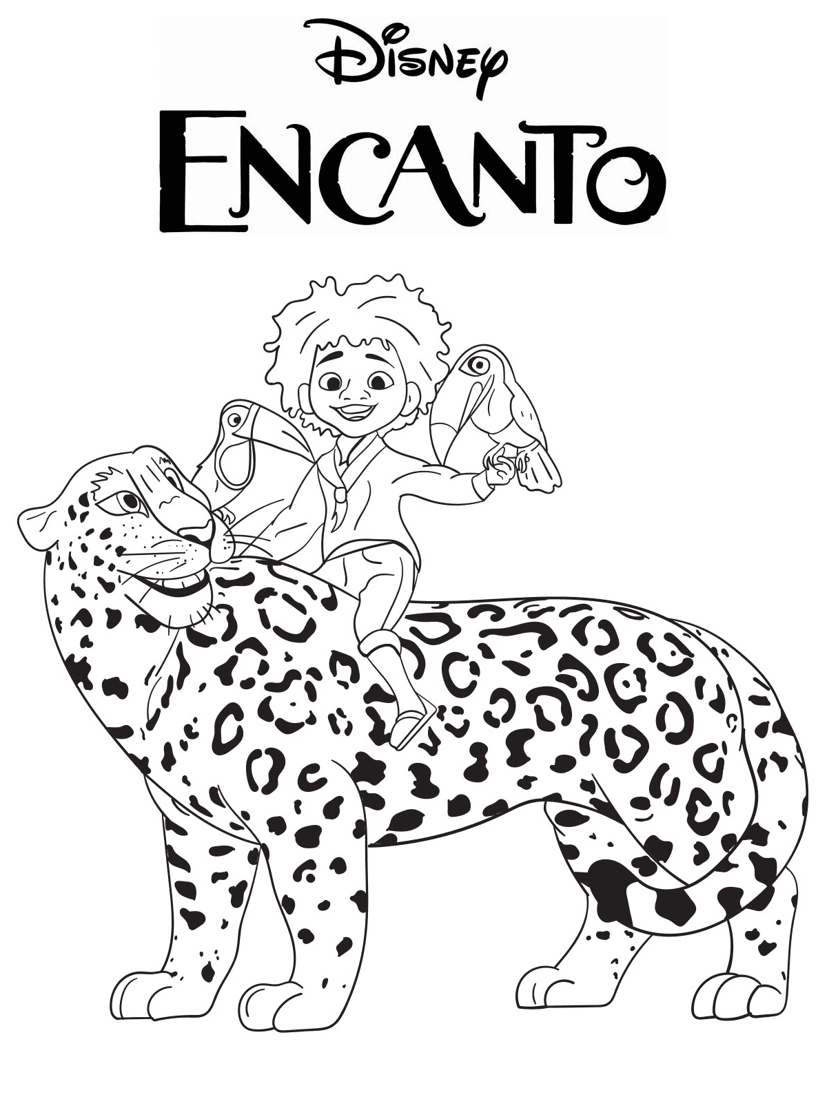 141+ Free Encanto Coloring Pages Printable 96