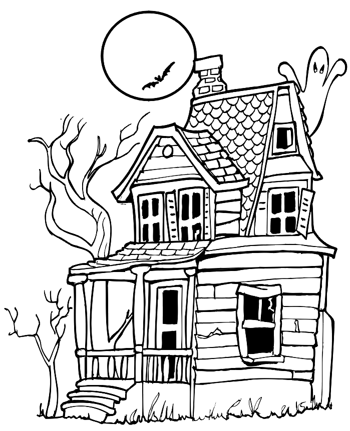 145 Dream House Coloring Pages Printable 13