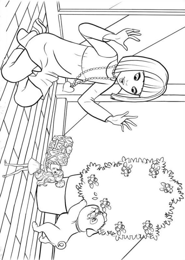 145 Dream House Coloring Pages Printable 19