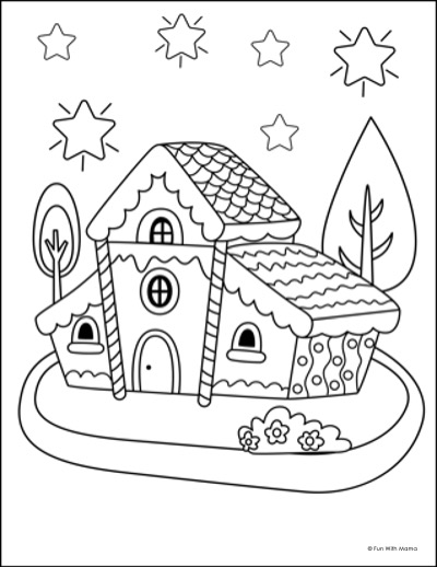 145 Dream House Coloring Pages Printable 25