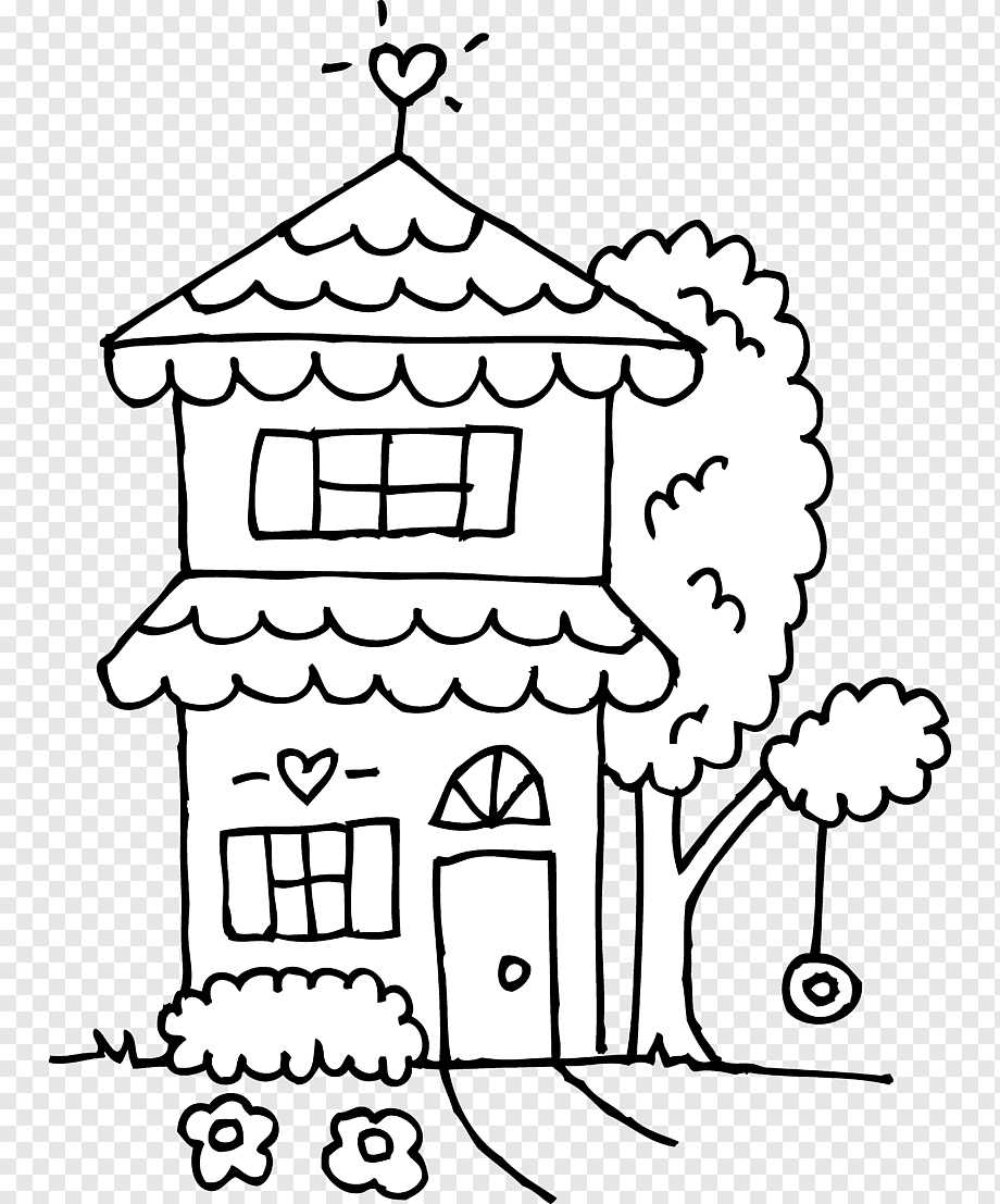 145 Dream House Coloring Pages Printable 26