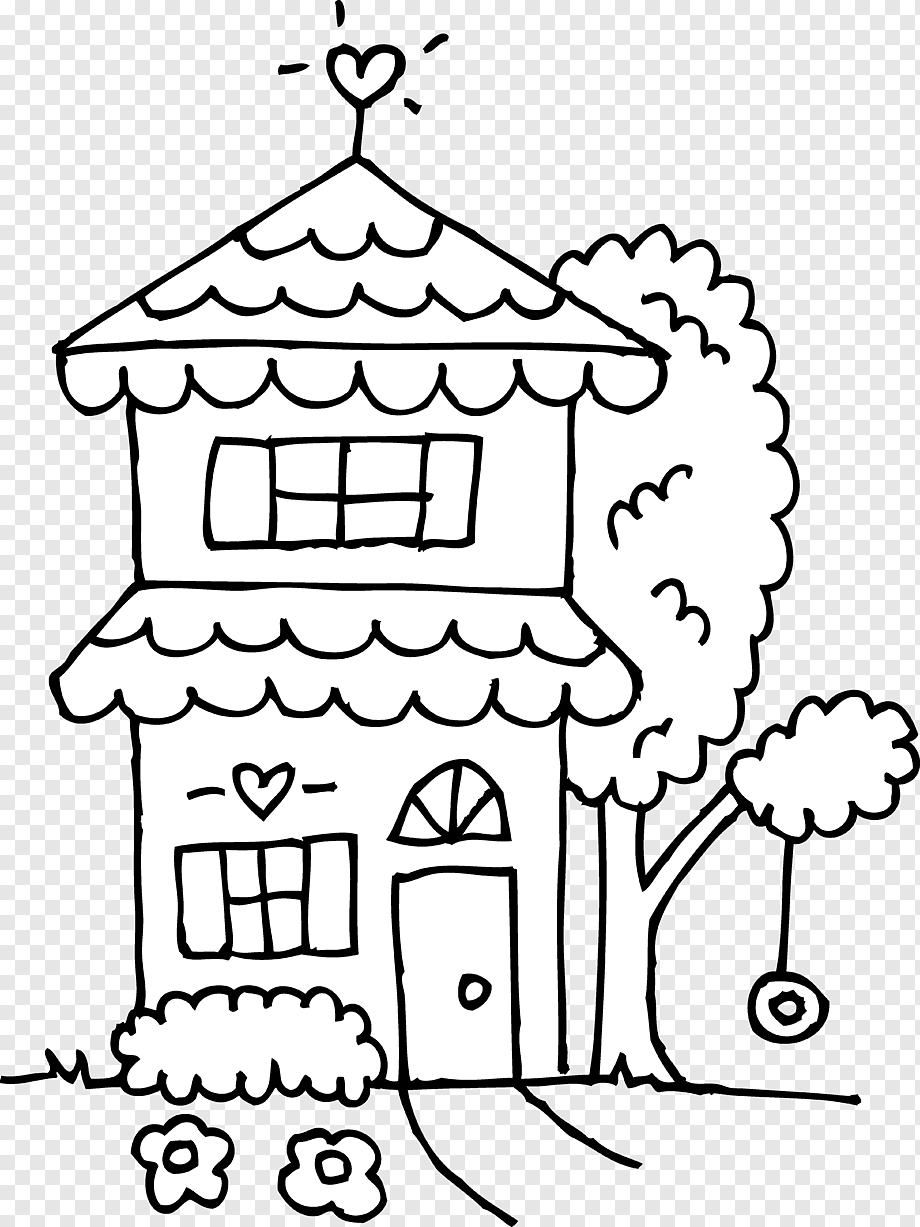 145 Dream House Coloring Pages Printable 28