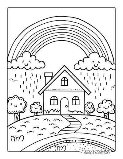 145 Dream House Coloring Pages Printable 35