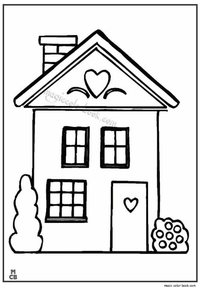 145 Dream House Coloring Pages Printable 39