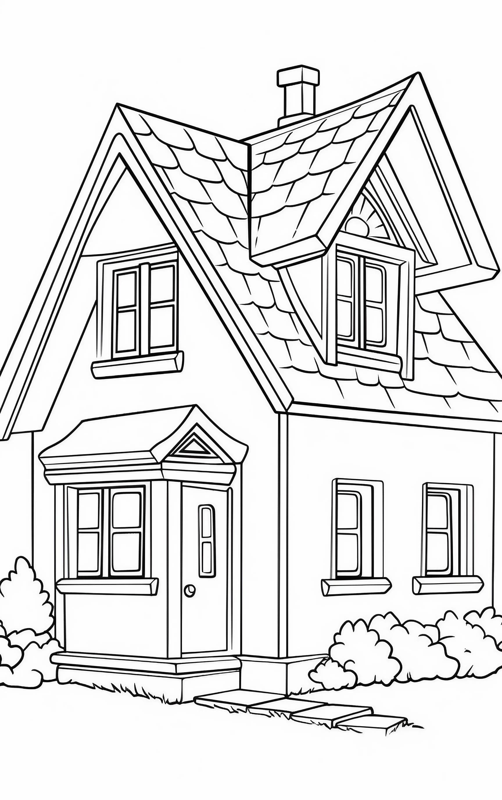 145 Dream House Coloring Pages Printable 45