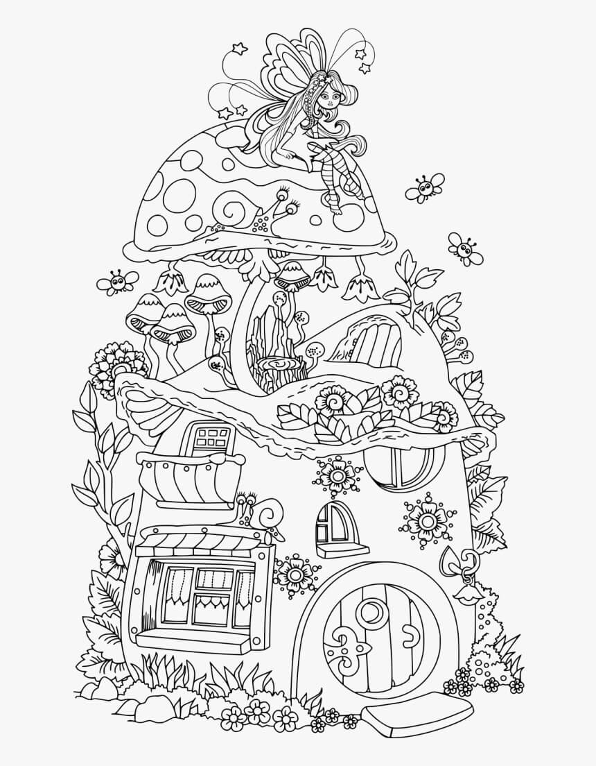 145 Dream House Coloring Pages Printable 51