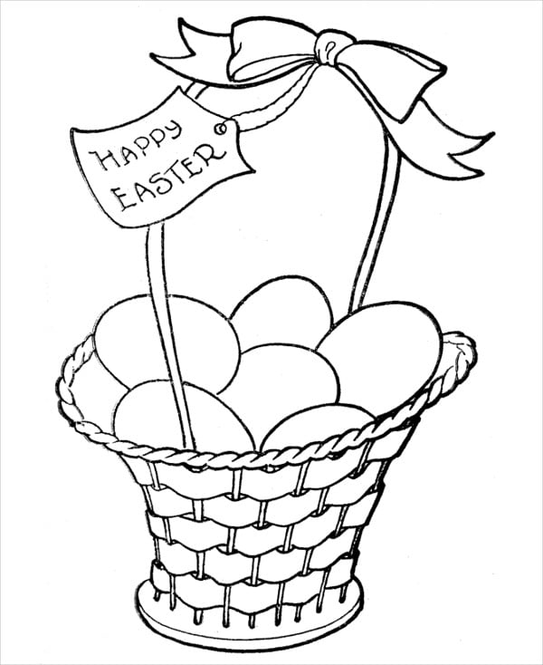 147 Happy Easter Coloring Pages Printable 100