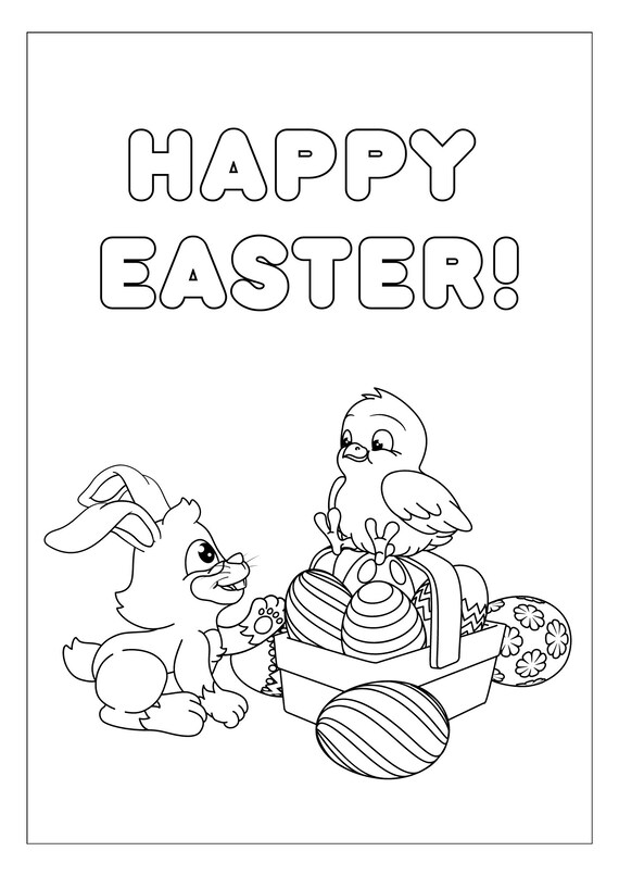 147 Happy Easter Coloring Pages Printable 101